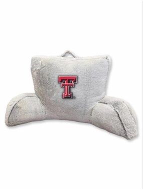 NWT! Official NCAA TEXAS TECH DOUBLE T PLUSH BACKREST PILLOW